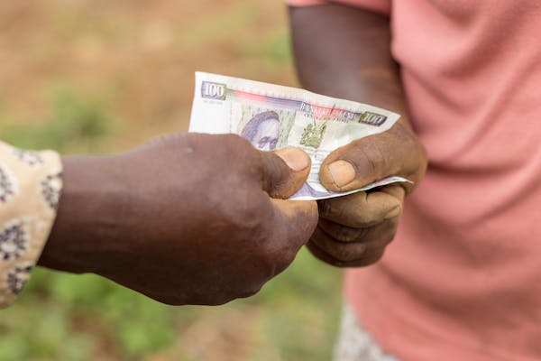 Mobile money transfer in Uganda