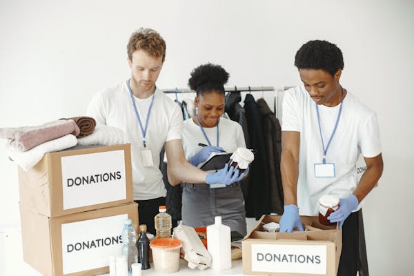 Bank transfer for charity